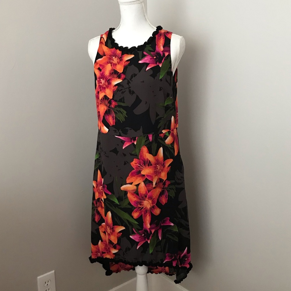 Floral High Low Dress